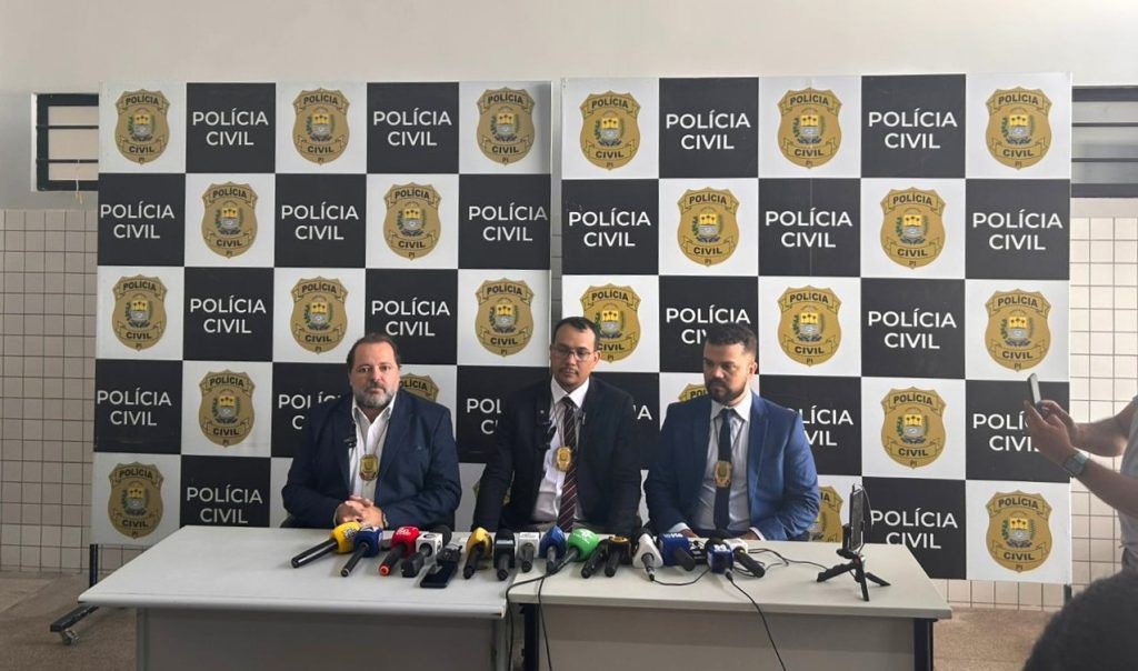 Abimael Silva, Willams Pinheiro Ayalan “brilhando” na coletiva anunciando fatos errados relacionados a injusta prisão se Angelica.