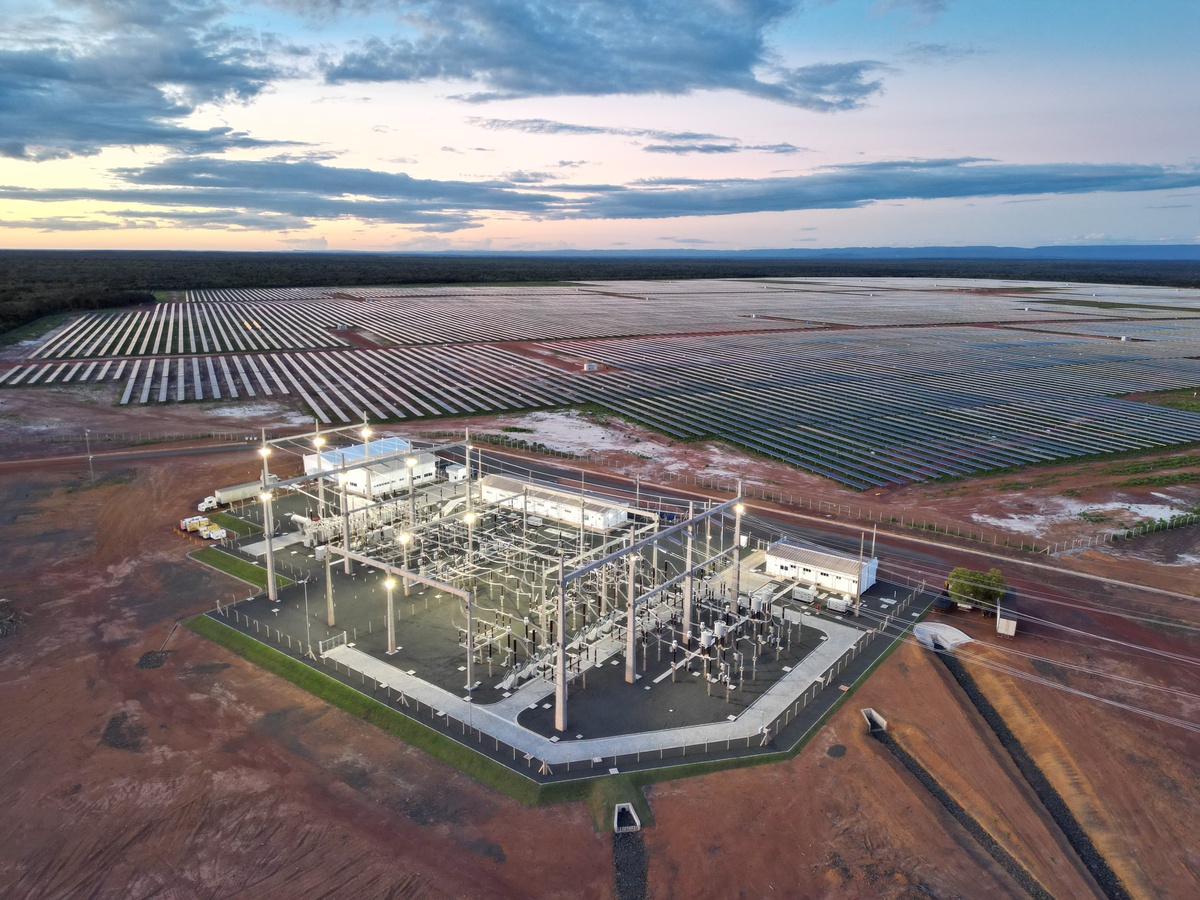 Complexo Solar Marangatu, localizado no município de Brasileira.