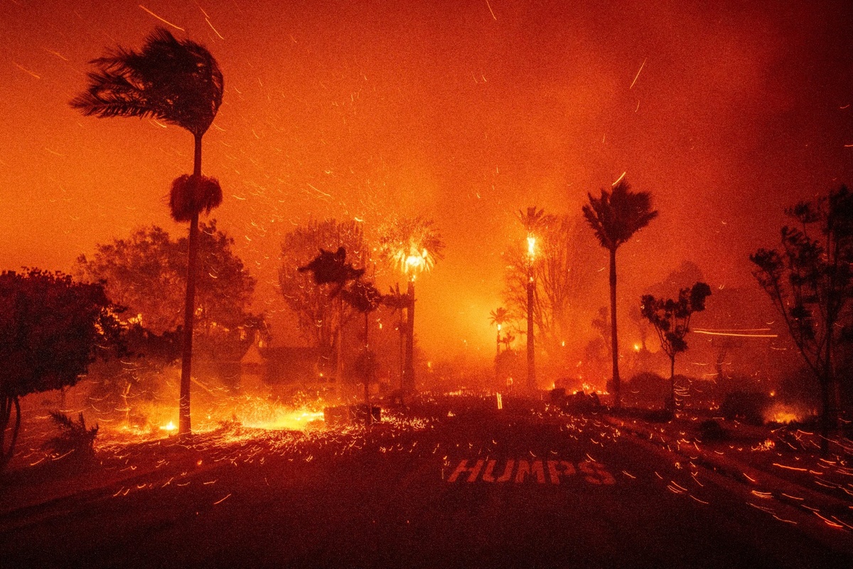 Incêndio na Califórnia