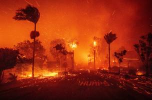 Incêndio na Califórnia (Foto: Reprodução)