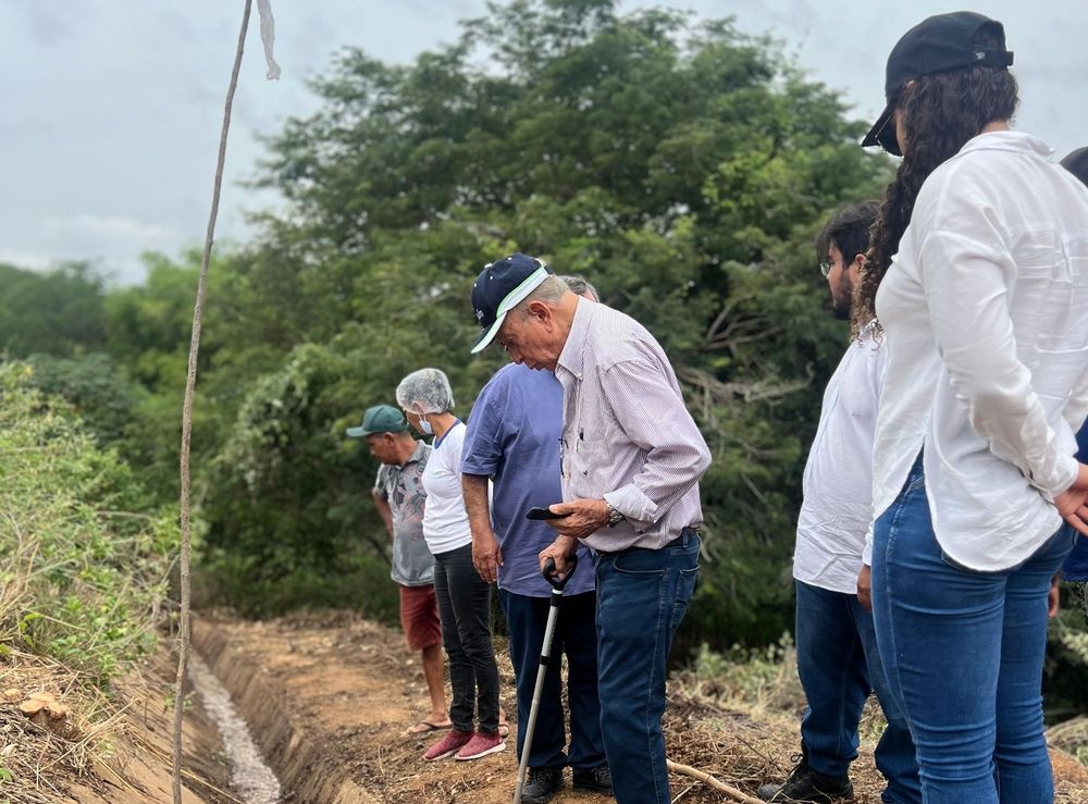 Inspeção na barragem Corredores, em Campo Maior