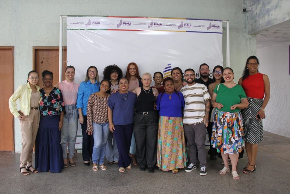 Mediadores e participantes do 1º Cine Trans da Sempi.