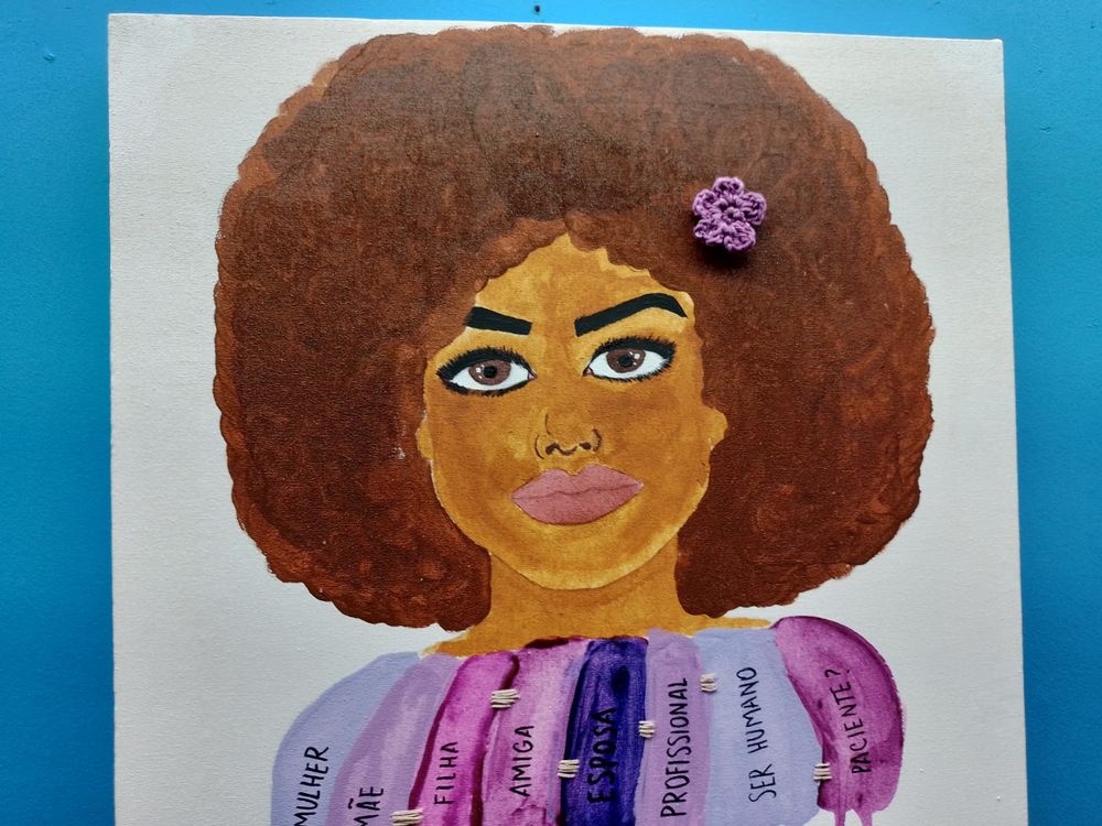 Obra "Tons de Mulher", de Maria Rita Amorim Braga.