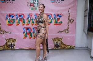 Paolla Oliveira no ensaio da Grande Rio• Thyago Andrade / Agnews (Foto: • Thyago Andrade / Agnews)