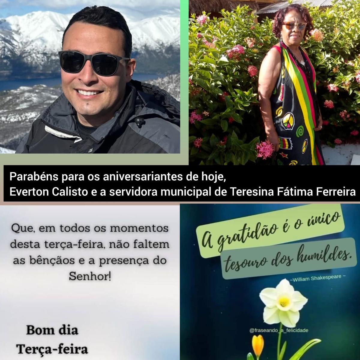 Pensamento do dia.