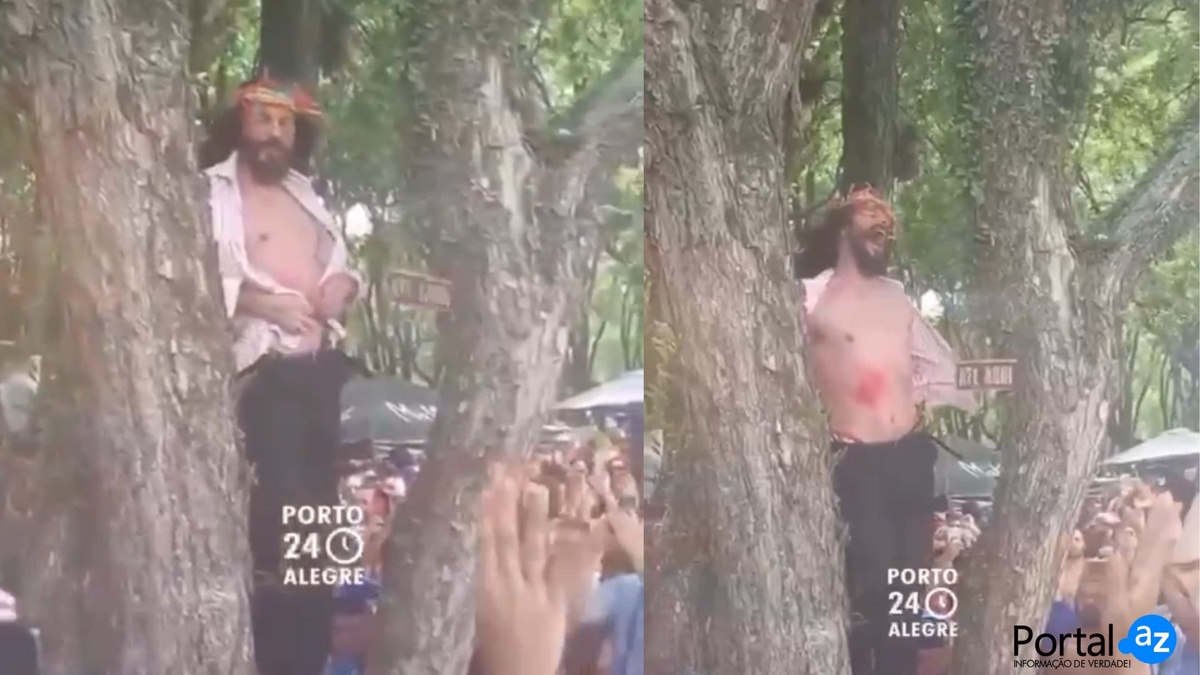 Performance polêmica em Porto Alegre