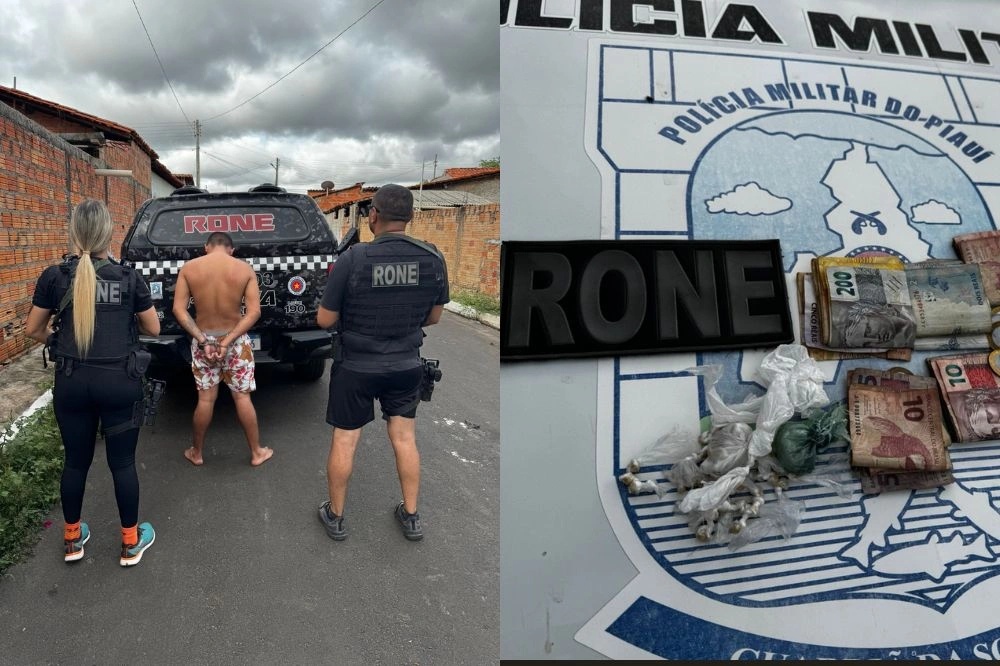 . Polícia apreende quase 70 pedras de crack com suspeito em Campo Largo do Piauí