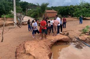 Segundo agricultores, correnteza arrastou tudo e afetou produção local. (Foto: Reprodução | Governo do Piauí)
