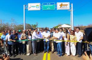 Inauguração de Rodovias em Valença (Foto: Governo do Piauí)