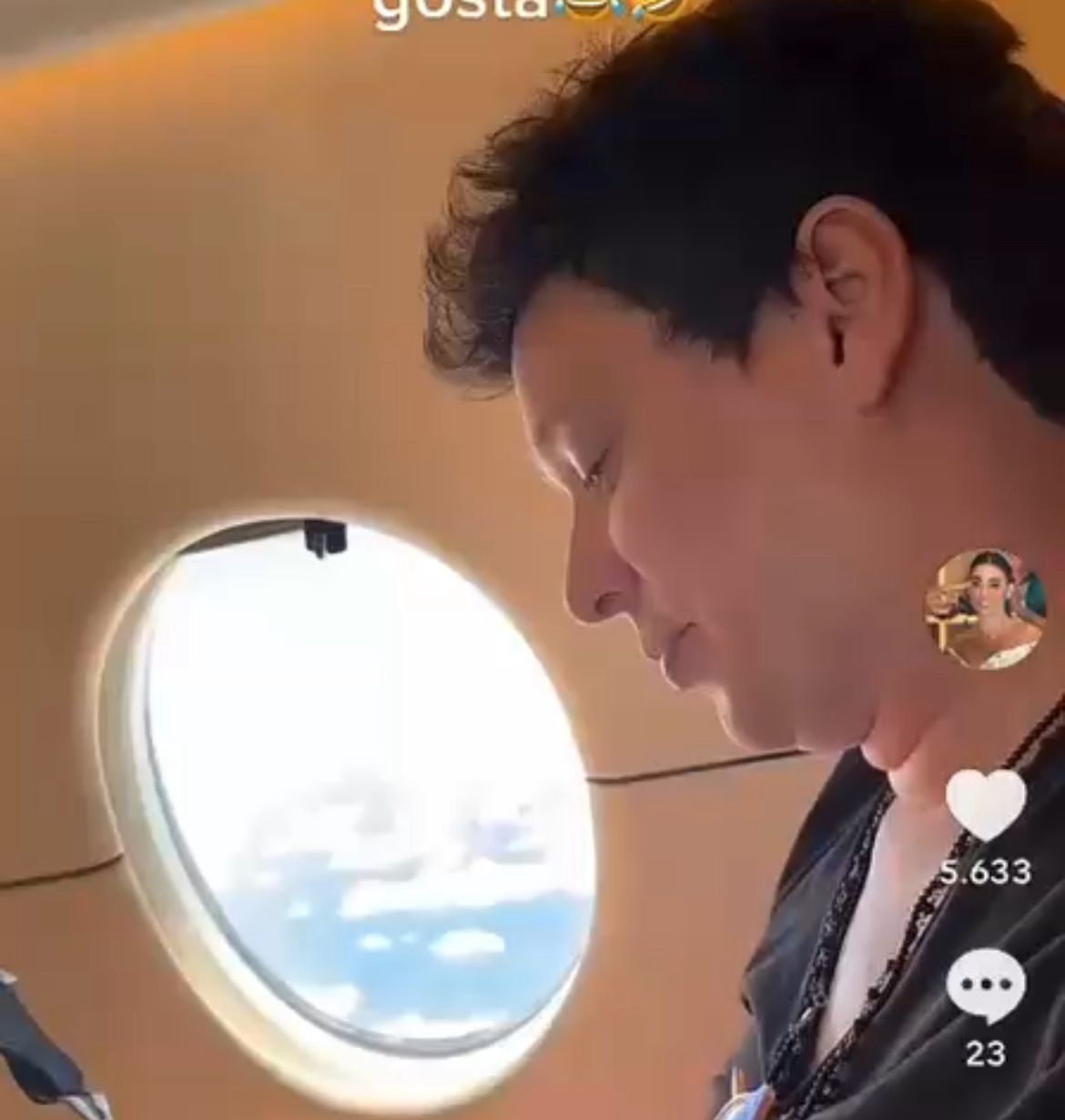 Linhares em avião com outros investigados