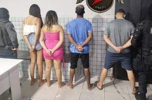 Os suspeitos (Foto: Divulgação/Policia Militar)