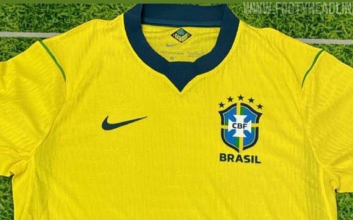 Site vazou a possível camisa da seleção brasileira para a Copa do Mundo de 2026
