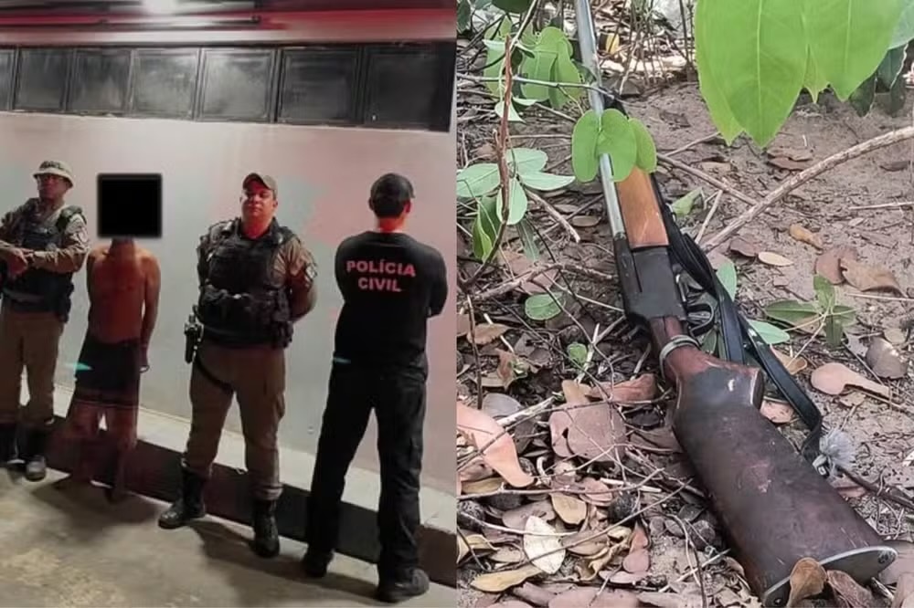 Suspeito foi preso tentando fugir