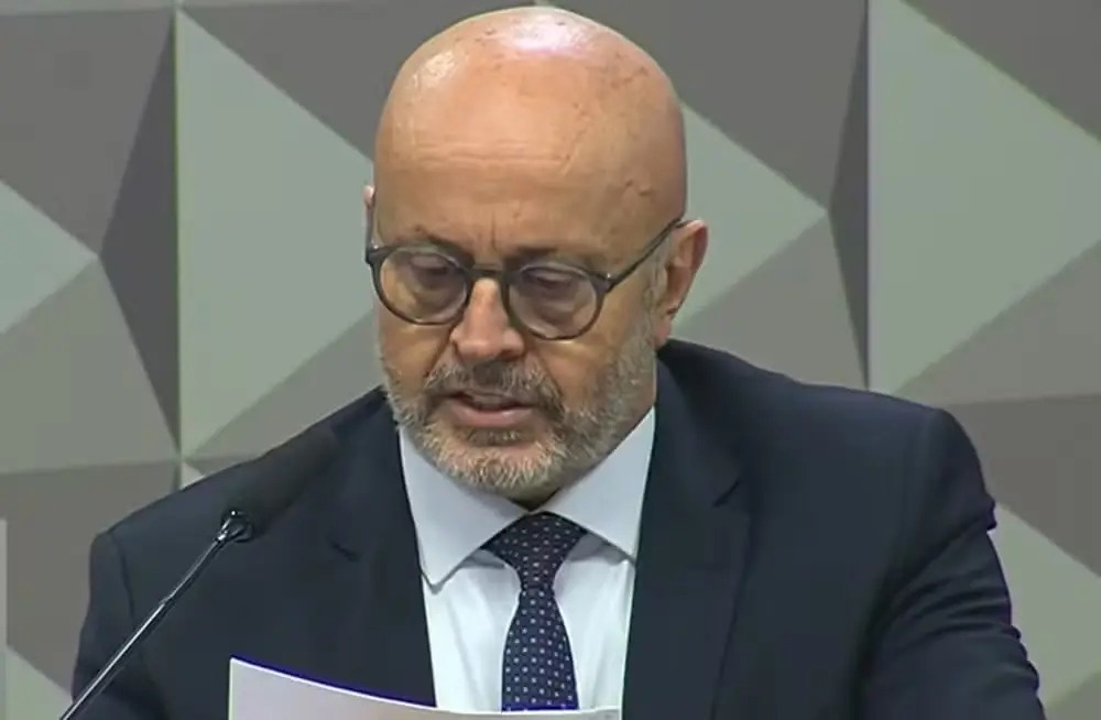 Antônio Carlos Camilo Antunes, o “Careca do INSS”, em depoimento na CPI