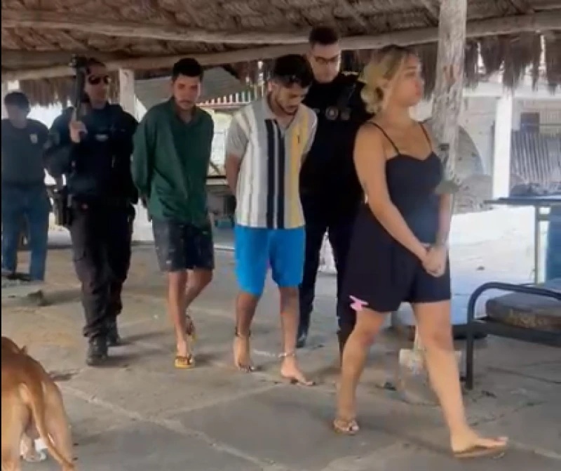 Blogueira Letícia Ellen e homem são presos por tráfico de drogas em Timon