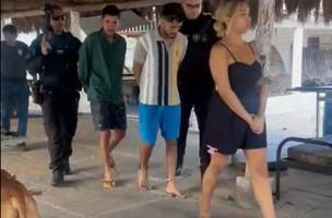 Blogueira Letícia Ellen e homem são presos por tráfico de drogas em Timon (Foto: Reprodução)