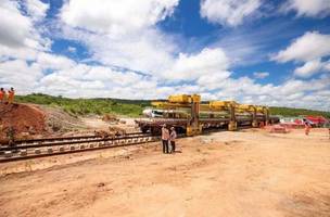 Construção, que começou em 2006, está 15 anos atrasada; (Foto: Ministério dos Transportes)