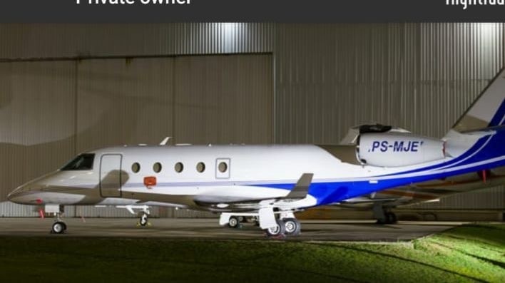 O avião da familia do senador Marcelo Castro. Poucos o Possuem no país