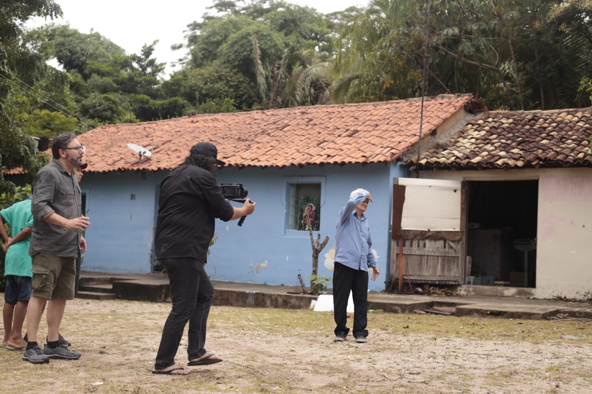 Produção do documentário "Seu Albuquerque"