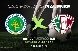 Atlético-PI x Fluminense-PI (Foto: Portal AZ | Dominic Ferreira)
