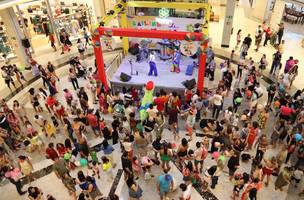 Bailinhos de carnaval no Teresina Shopping (Foto: Reprodução)