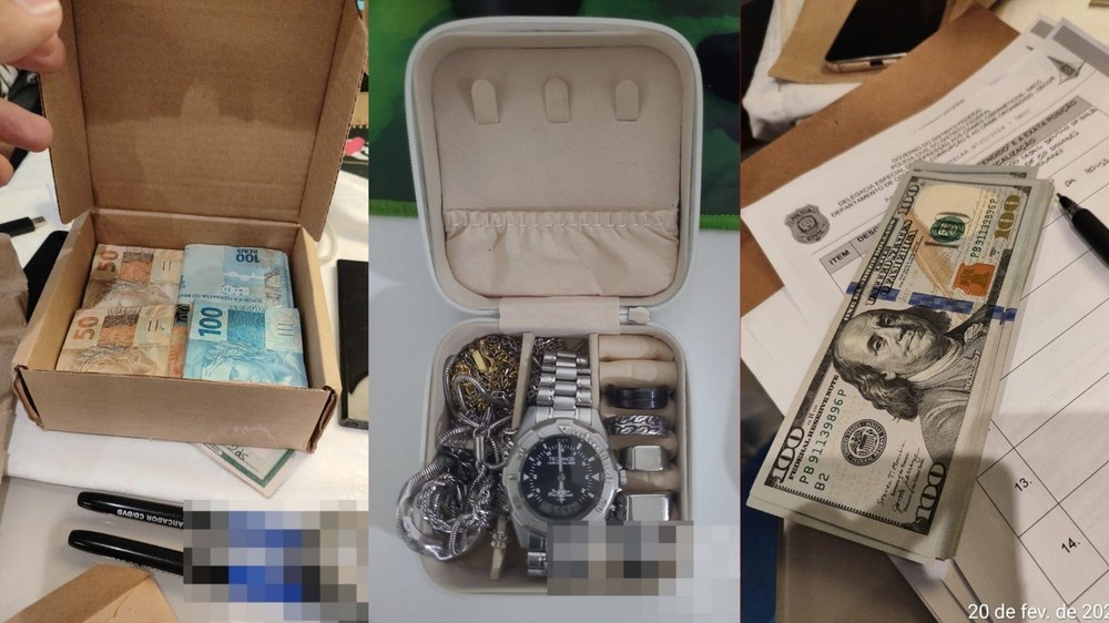 Bens apreendidos com grupo suspeito de vender dados sigilosos na internet