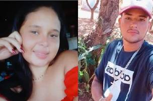 Géssica Moreira de Sousa e o suspeito Vandiel Próspero da Silva (Foto: Reprodução)