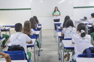 Imagem sala de aula de escola da rede Estadual do Piauí (Foto: Ascom/SEDUC-PI)