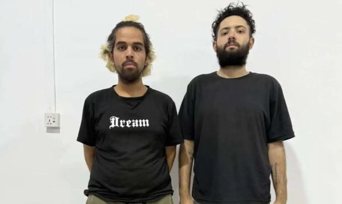 Luckas Viana dos Santos, de 31 anos, e Phelipe de Moura Ferreira, de 26 anos, foram seduzidos por promessas de emprego na Tailândia