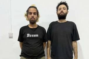 Luckas Viana dos Santos, de 31 anos, e Phelipe de Moura Ferreira, de 26 anos, foram seduzidos por promessas de emprego na Tailândia (Foto: Reprodução | Antônio Carlos Ferreira | Arquivo Pessoal)