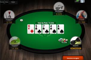 Mesa de torneios do partypoker, totalmente em português (Foto: Divulgação)