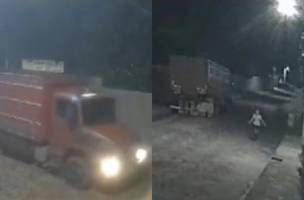 O caso foi registrado por câmeras de segurança (Foto: Reprodução)