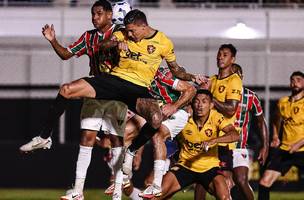 Sport empatou no tempo normal e foi eliminado nos pênaltis - (Foto: Paulo Paiva/Divulgação/Sport Recife)