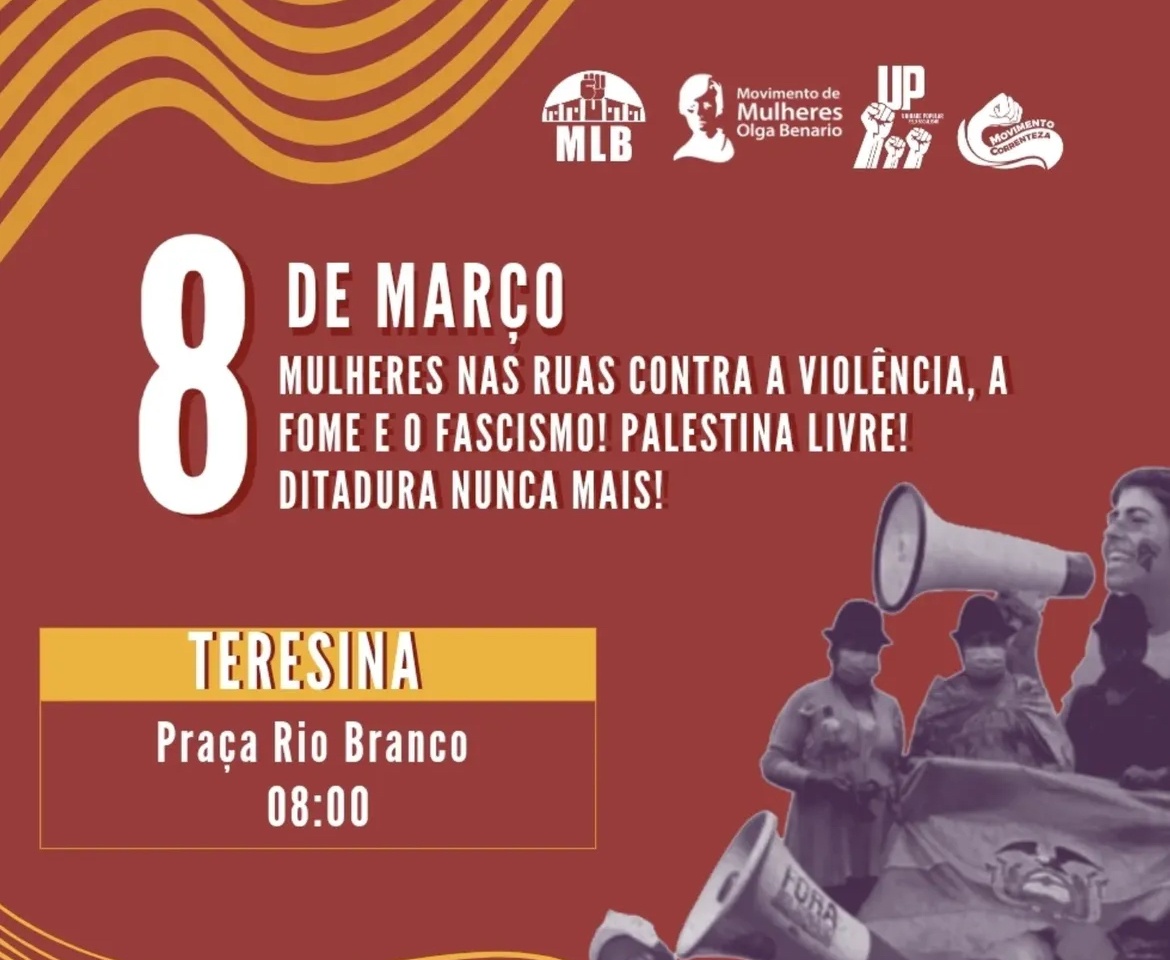 8 de março - Manifestação em Teresina