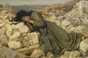 A tristeza e a desolação são mais do pecado, mas não o suficiente para a redenção e cura (Foto: After the earthquaque (1884), Sophie Gengembre Andersson)