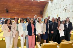 Alunos da Estácio no STF (Foto: Reprodução)