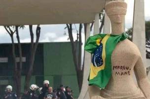 Apenas uma pessoa foi condenada a 17 anos e 6 meses de prisão após atos golpistas de 8/1. (Foto: Reprodução | Joedson Alves | Agência Brasil)