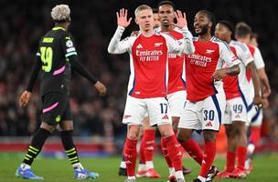 Arsenal se classificou para as quartas de final da Champions League• Divulgação/Arsenal (Foto: • Divulgação/Arsenal)