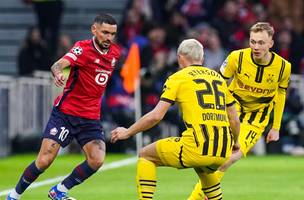 Borussia Dortmund vira sobre o Lille e vai às quartas de final da Champions (Foto: (Foto: Divulgação/LOSC/X))
