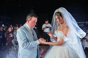 Calita Franciele se casou com Amado Batista no último final de semana• Instagram/Calita Franciele (Foto: • Instagram/Calita Franciele)