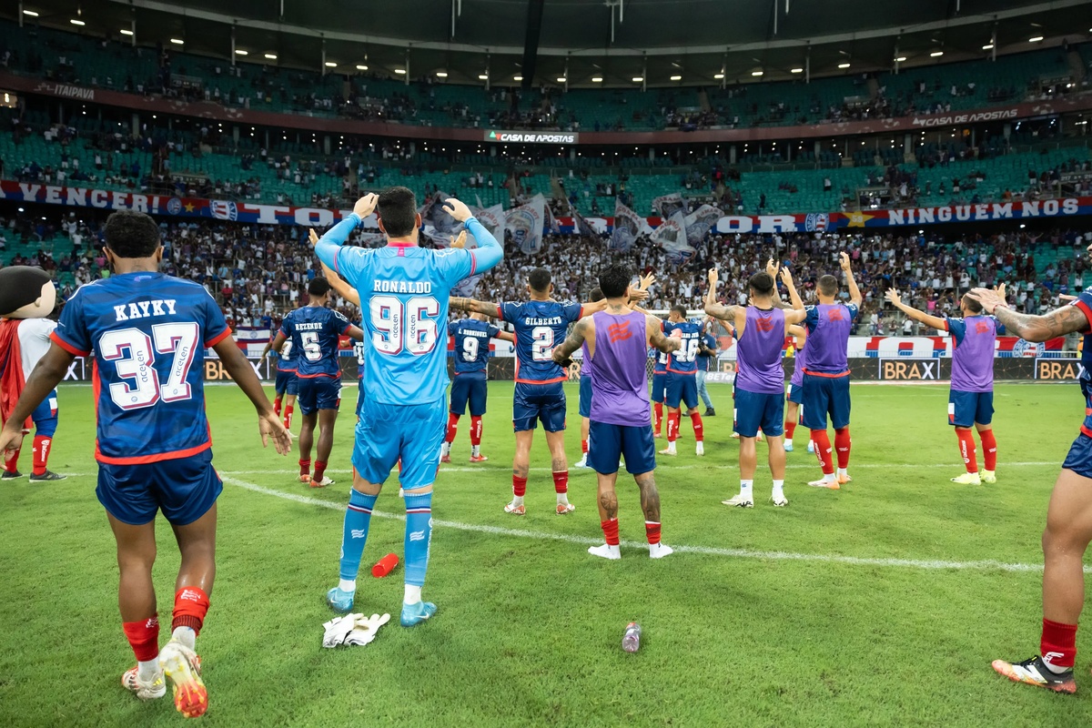 Com vitória convincente, Bahia se torna o único clube do Grupo B nas quartas de final da Copa do Nordeste.