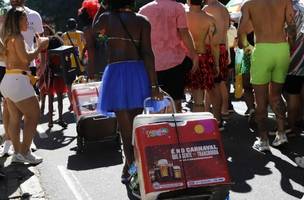 Consumo de cerveja no carnaval brasileiro (Foto: Fernando Frazão/Agência Brasil)
