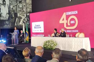 Democracia 40 anos: Conquistas, Dívidas e Desafios. (Foto: Reprodução |  Eduarda Esposito | CB | DAPress)