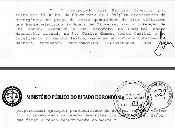Documentos apontam que crime aconteceu há 28 anos atrás