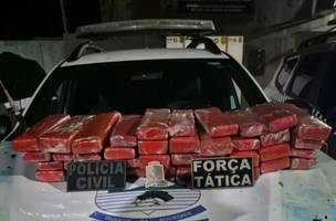 Drogas apreendidas. (Foto: Reprodução)