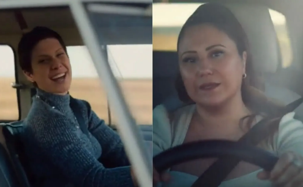 Elis Regina e Maria Rita em propaganda da Volkswagen.
