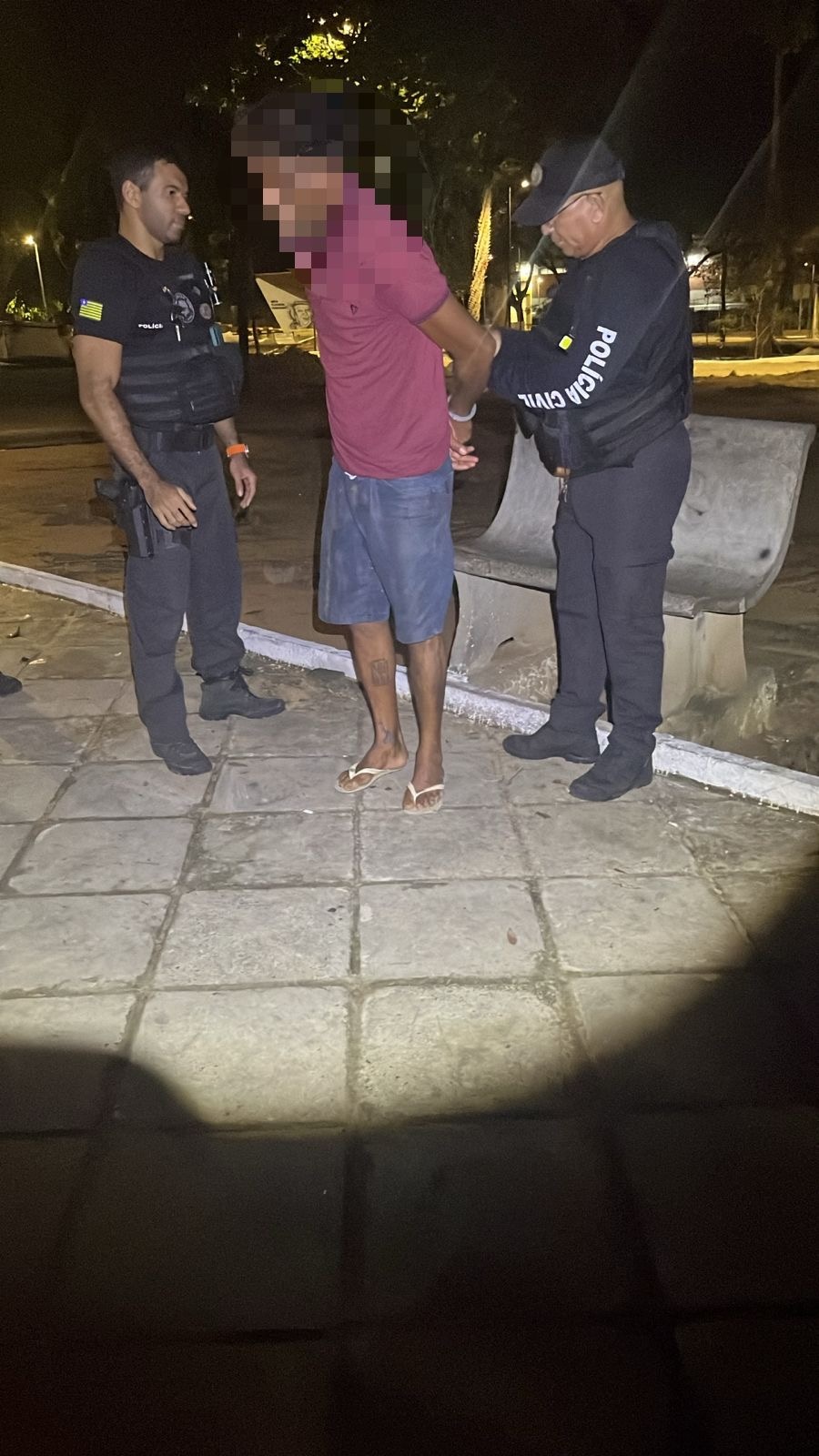 Foragido preso no Centro de Teresina