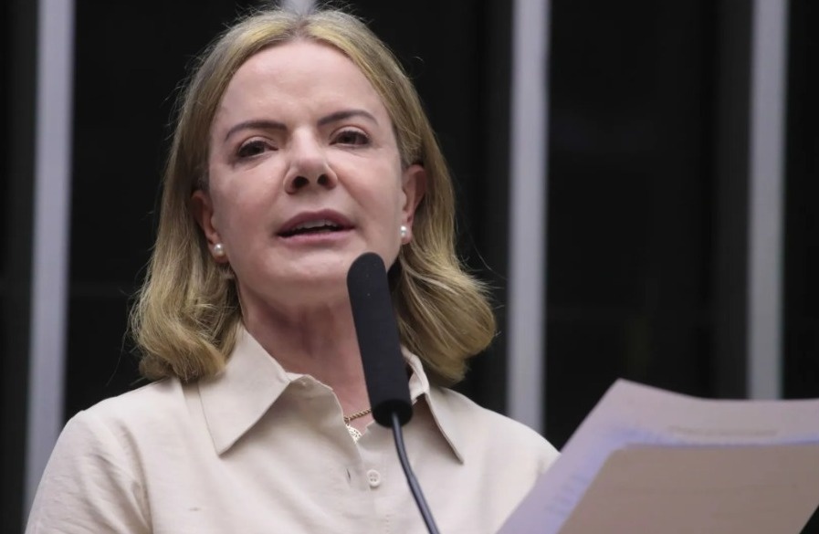 Gleisi Hoffmann, futura ministra de Relações Institucionais