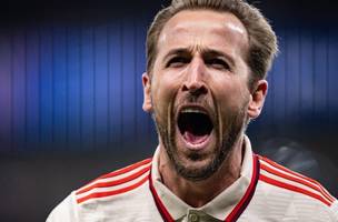 Harry Kane pelo Bayern de Munique• Divulgação/Bayern de Munique (Foto: • Divulgação/Bayern de Munique)