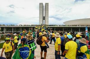 Invasão aos prédios do Congresso, Supremo Tribunal Federal e Palácio do Planalto, durante atos criminosos de 8 de janeiro de 2023• Marcelo Camargo/Agência Brasil (Foto: • Marcelo Camargo/Agência Brasil)